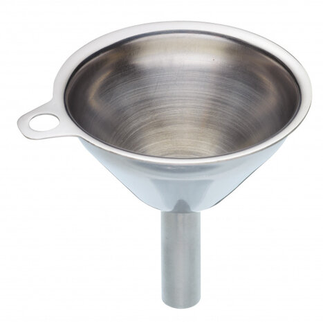 trechter 5,5 cm RVS zilver