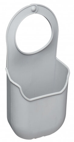 sponshouder 4 x 10 x 19,5 cm siliconen grijs