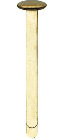 splitpennen 25 x 8,5 mm messing goud 100 stuks