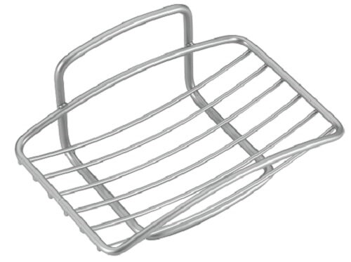 zeephouder Onda 13 x 8 x 6 cm RVS zilver