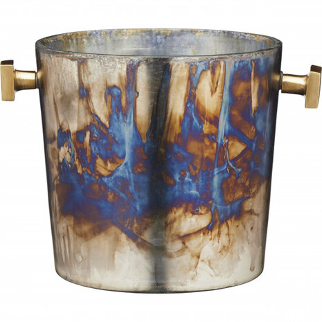 ijsemmer 2,5 liter 18 x 25 cm RVS bruin