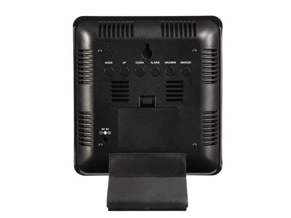 weerstation 13,7 x 17,3 x 4,9 cm lcd zwart