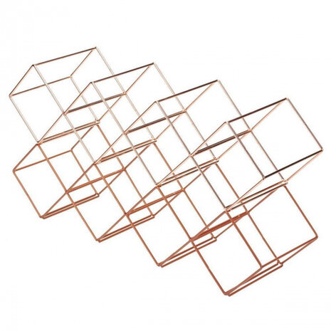 wijnrek 14,5 x 58,8 x 15 cm RVS goud