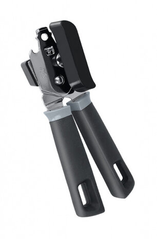 blikopener Maximo 20 cm RVS zilver/zwart