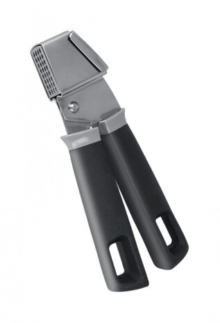 knoflookpers Maximo 18,5 cm RVS zilver/zwart