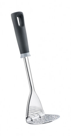 pureestamper Maximo 30 cm RVS zilver/zwart