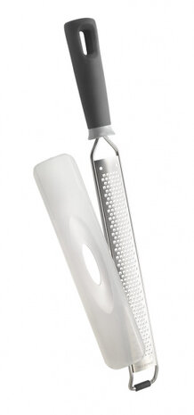 rasp Maximo 39 cm RVS zilver/zwart 2-delig