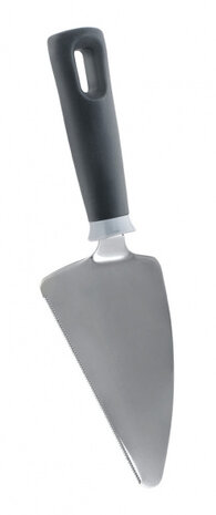 taartschep Maximo 26,5 x 7,5 cm RVS zilver/zwart