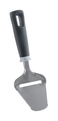 kaasschaaf Maximo 23,5 x 8 cm RVS zilver/zwart