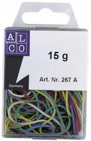elastieken 20 - 50 mm 15 gram natuurrubber