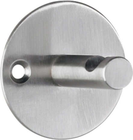 ophanghaak 5,2 x 4,5 cm staal zilver 2-delig