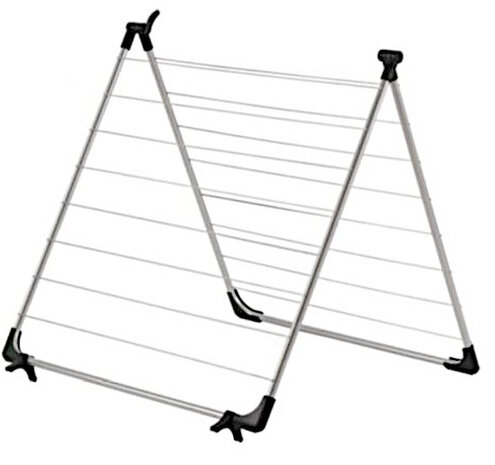 droogrek Cervino Plus 135 x 65 x 2 cm 10 meter zilver