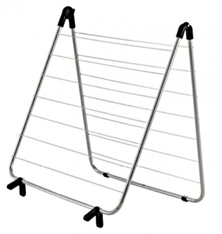 droogrek Nevi 110 x 51 cm 7 meter staal zilver/zwart
