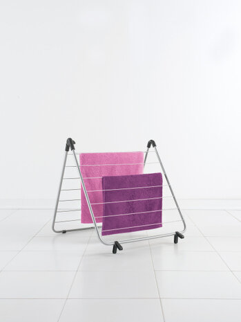 droogrek Nevi 110 x 51 cm 7 meter staal zilver/zwart