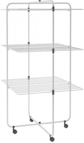droogtoren Dijon 72 x 64 x 123 cm 33 meter staal wit