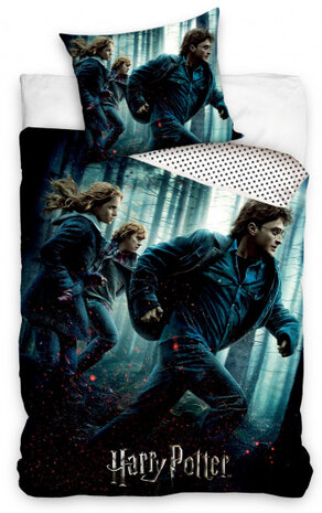 dekbedovertrek Harry Potter 200 x 140 cm katoen groen