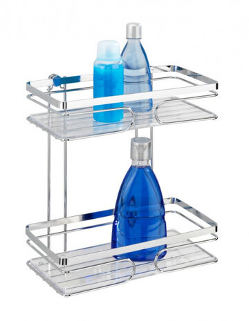 doucherek Premium 24 x 27 x 13,5 cm chroom zilver