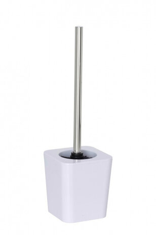 toiletborstel met houder Candy 11,5 x 39 cm wit