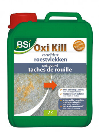 roestvlekken verwijderaar Oxi Kill 2 liter groen