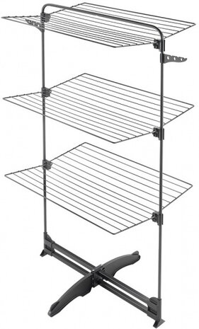 droogtoren Storm 78 x 64 x 133 cm 34 meter staal zwart