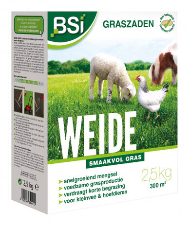 graszaad Weide 2,5 kg plantaardig bruin