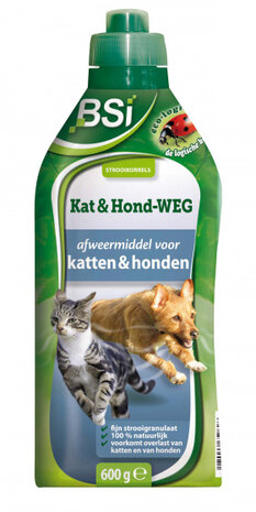 afweermiddel Kat &amp; Hond-Weg 600 gram groen