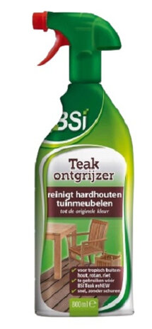 reinigingsmiddel Teak Ontgrijzer 800 ml groen