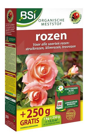 meststof rozen organisch 1,25 kg