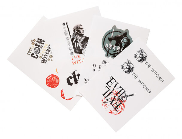 gadgetstickers The Witcher junior vinyl 17 stuks