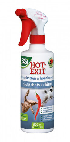 afweerspray Hot-exit 500 ml wit/rood