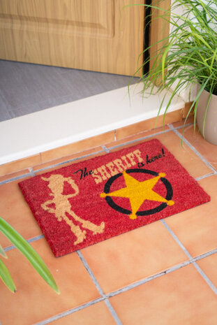 deurmat Toy Story 40 x 60 cm PVC/kokosvezel rood