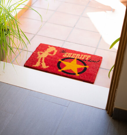 deurmat Toy Story 40 x 60 cm PVC/kokosvezel rood