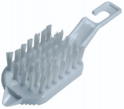 reinigingsborstel planten 15 x 6 cm wit