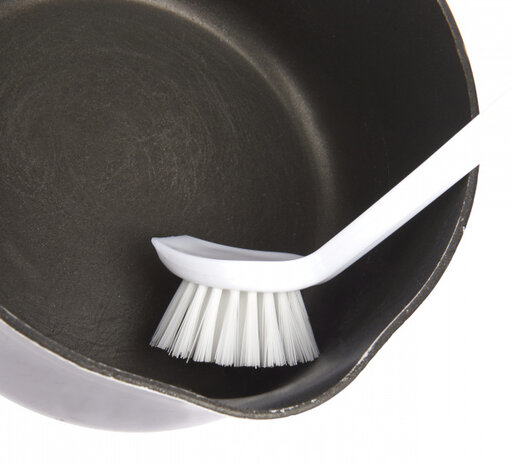 afwasborstel Dish 19 x 4 cm wit