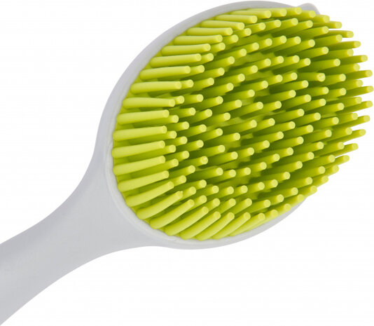 afwasborstel antibacterieel 25 cm siliconen lime