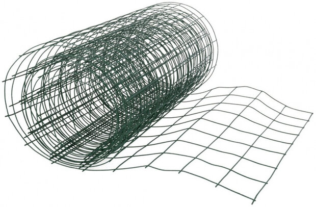 tuinhek 1000 x 0,1 x 103,5 cm staal groen