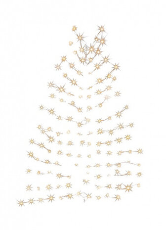kerstboom Ziggy led 120 cm 6W 240V staal bruin