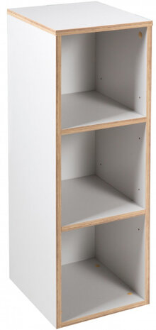 kast Caro staand 91 x 30 x 32 cm spaanplaat lichtgrijs