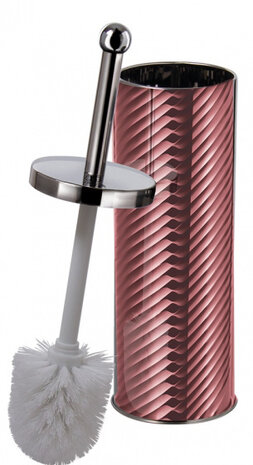 toiletborstel I-Rose 40 x 9,5 cm RVS roze