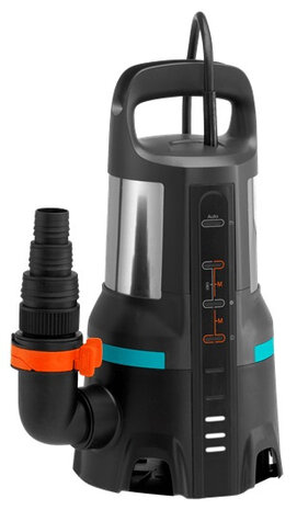 vuilwaterpomp 20000 Aquasensor 27,5 x 38 cm RVS zwart