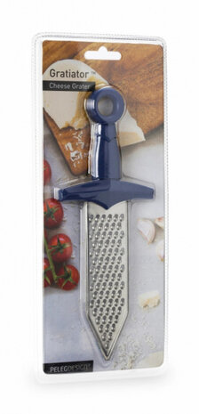 rasp Gratiator 20,5 x 7,7 x 1,3 cm RVS/ABS blauw