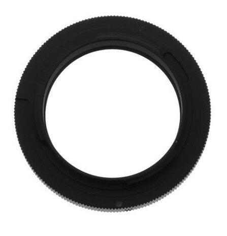 adapterring T2 Pentax K 42 mm zwart