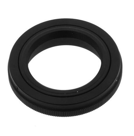 adapterring T2 Canon EOS-Digitaal 42 mm zwart