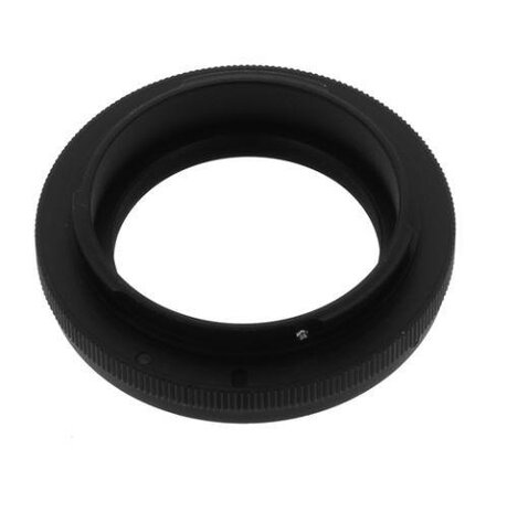 adapterring T2 Canon EOS-Digitaal 42 mm zwart