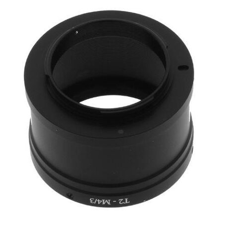 adapterring T2 Micro 4/3 zwart