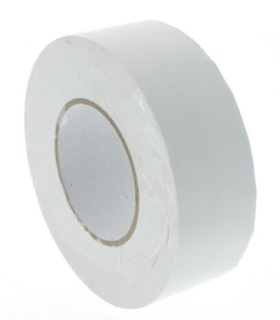gaffertape Eyes 5 x 5000 cm polyetheen wit