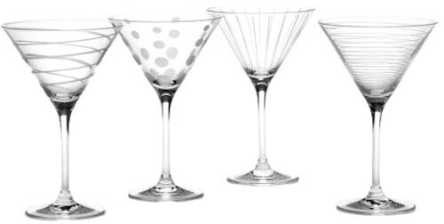 cocktailglazen Cheers 250 ml transparant 4 stuks