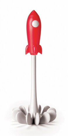 stamper Space Masher 25,6 x 11 cm polypropyleen rood/wit