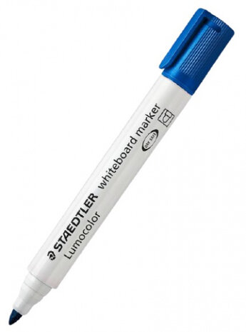 whiteboardmarker Lumocolor 351 polypropyleen blauw