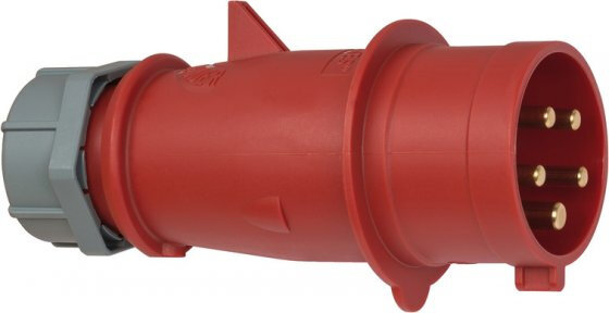 CEE-fase-inverter 400V/32A IP44 18,5 x 7,5 cm rood